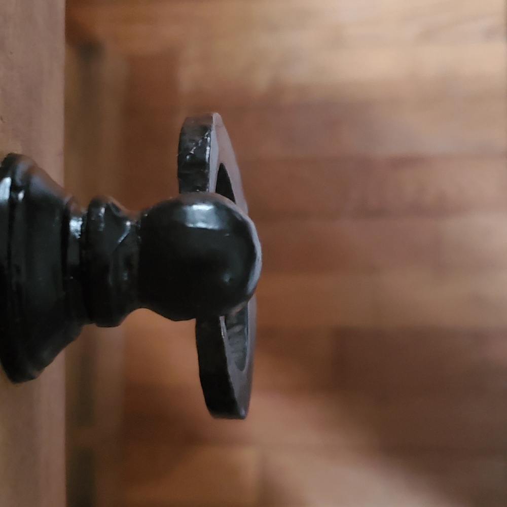 BULL RING IRON FURNITURE HARDWARE - Picture 3 of 7